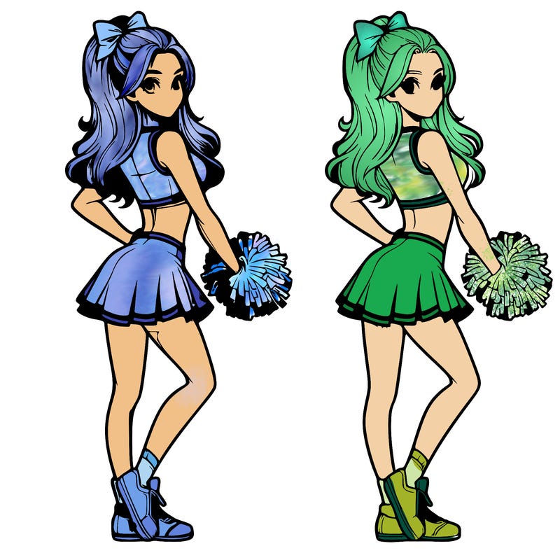 realistic cheerleader