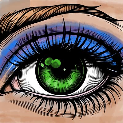 realistic eye