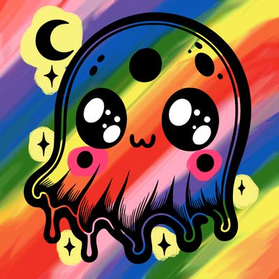 gothic cute cute ghost