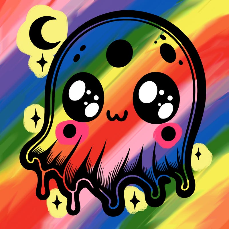 gothic cute cute ghost