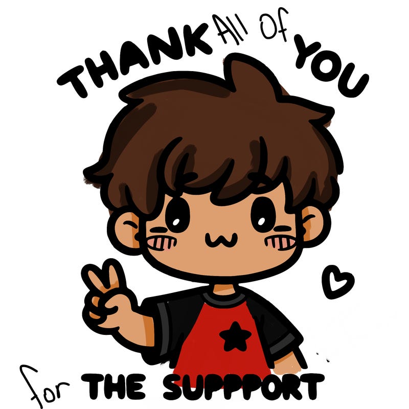 thank you for the support