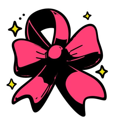 pretty pink ribbon