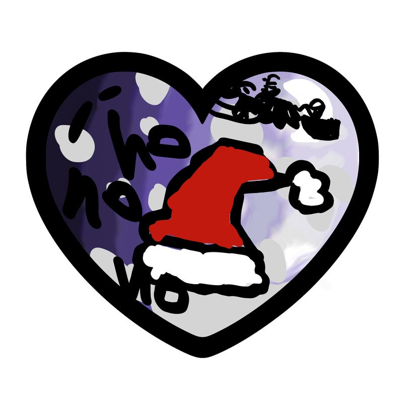 a blank heart