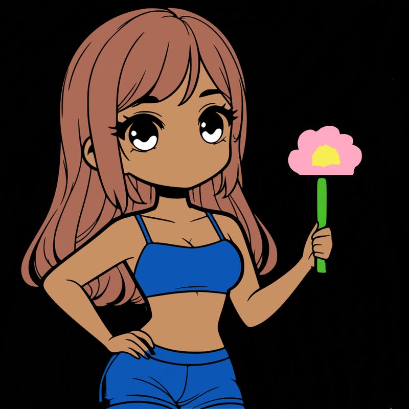 girl in a cute crop top holding a blank sign