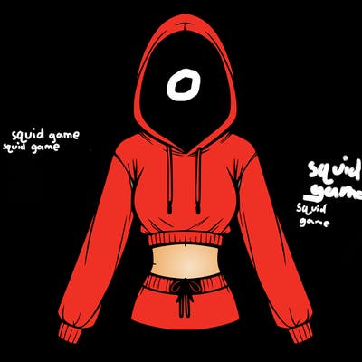 female hoodie. no body