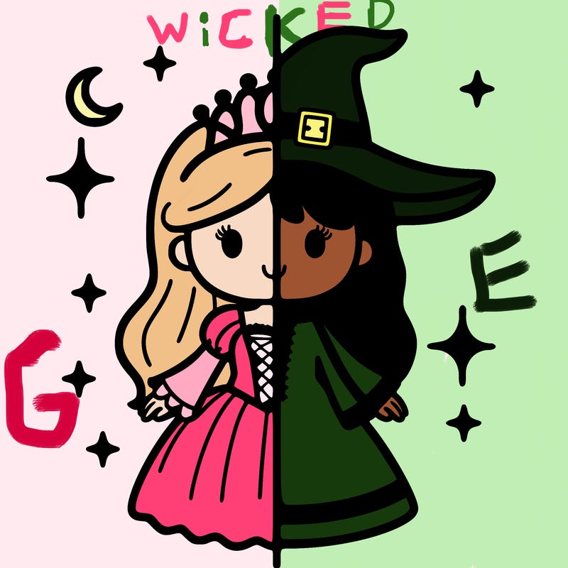 split princess and witch