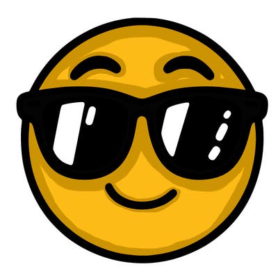 emoji with sunglasses
