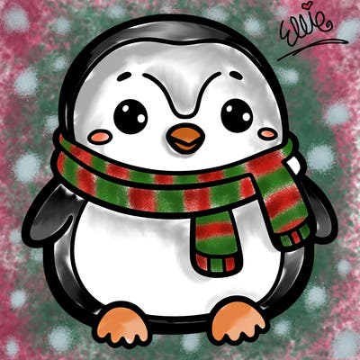 cute penguin