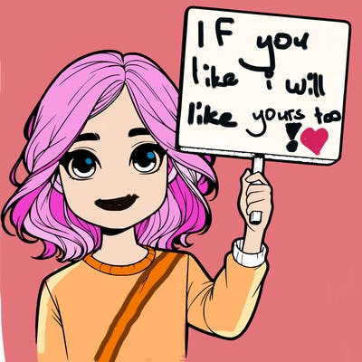 realistic girl holding up a sign