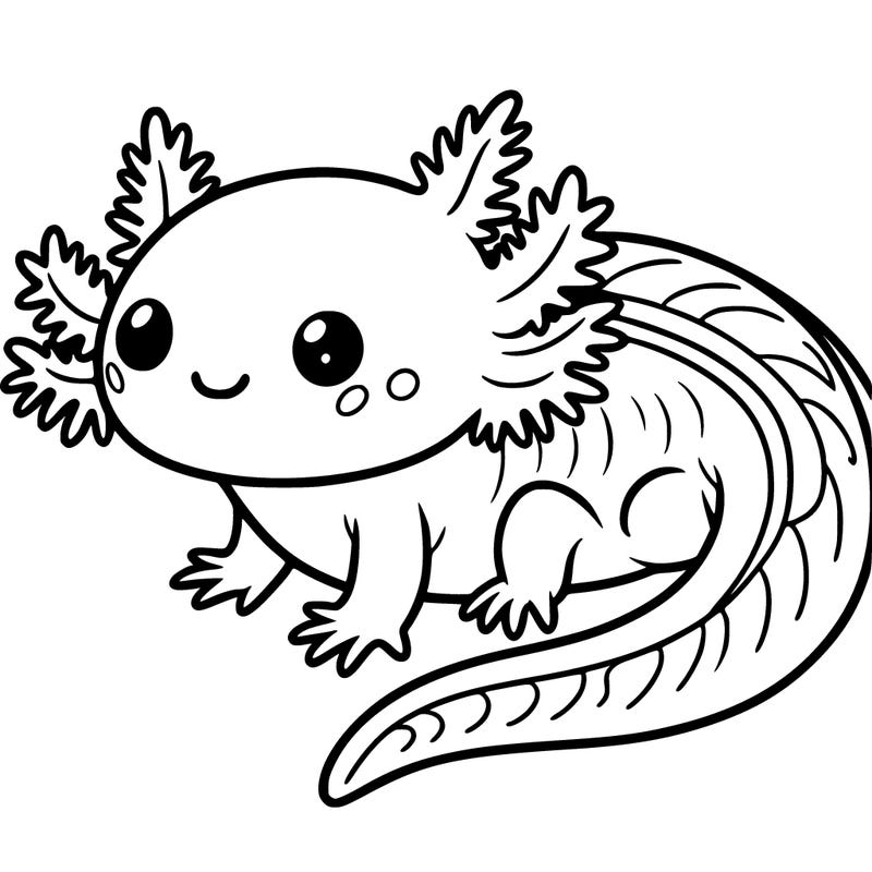 cute axolotl