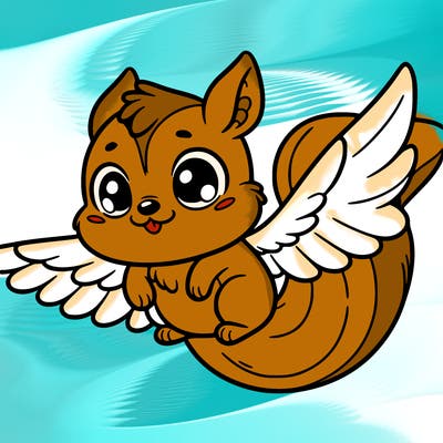 cute flying squirrel
