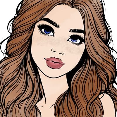 beautiful realistic girl