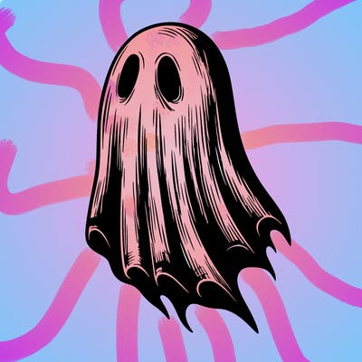 realistic creepy ghost