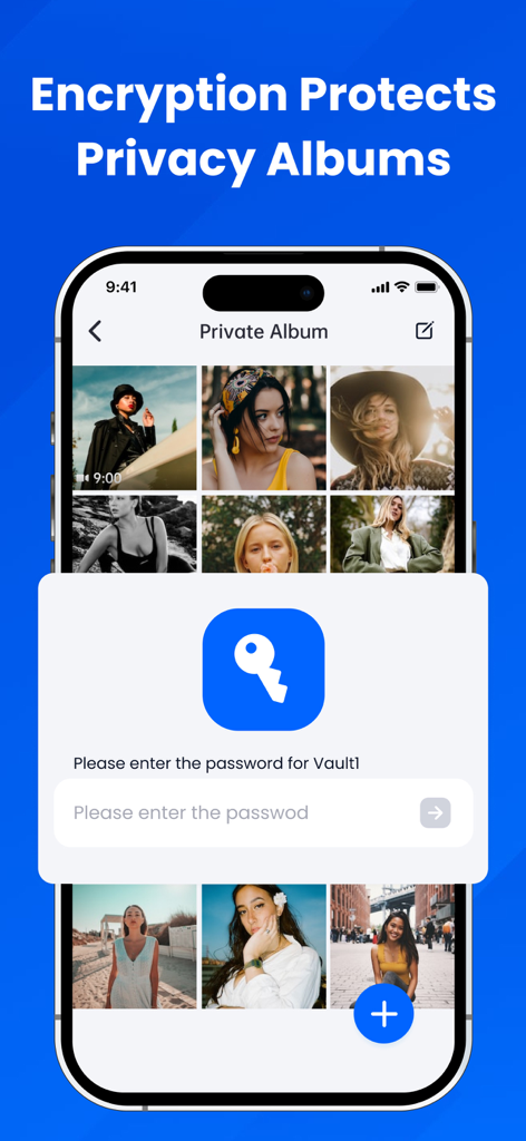 Authenticator-2FA,TOTP,MFA,OTP - パスワード保護付きの暗号化されたプライベート写真アルバムボールト