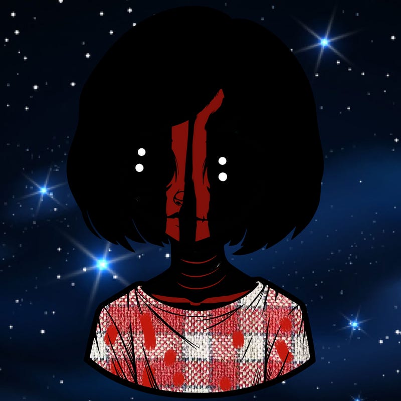 realistic creepy girl