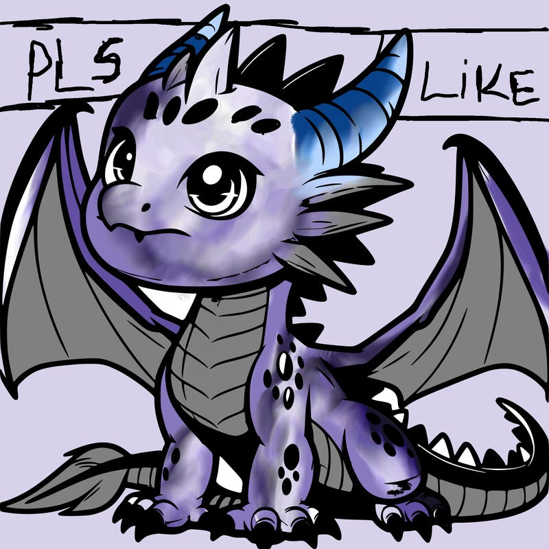 fierce baby night dragon