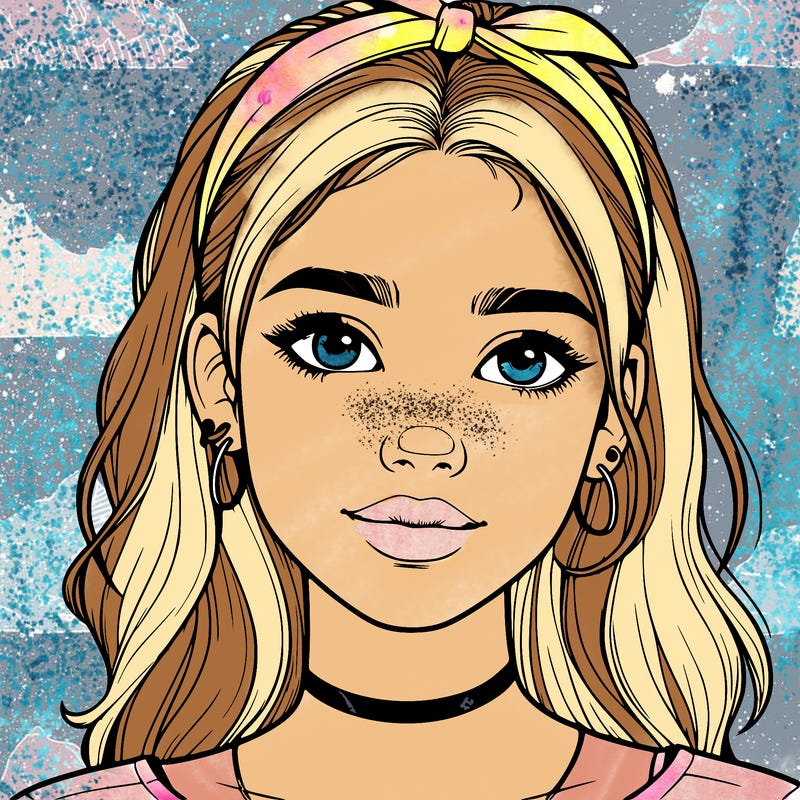 realistic teenage girl