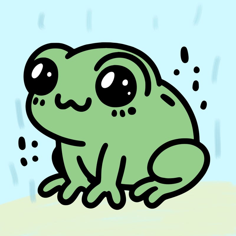 cute tiny frog
