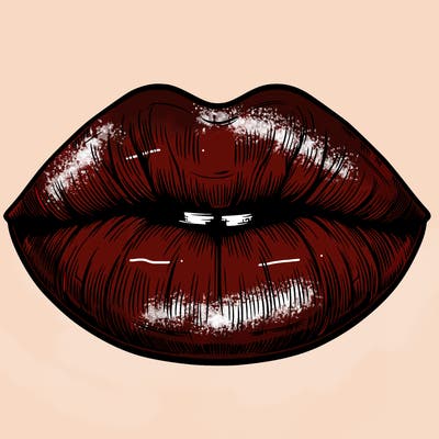 realistic lips
