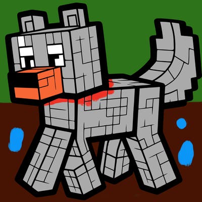 minecraft wolf