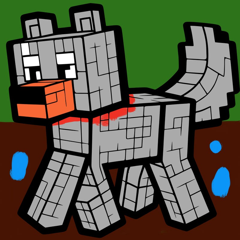 minecraft wolf