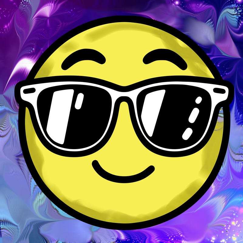 emoji with sunglasses