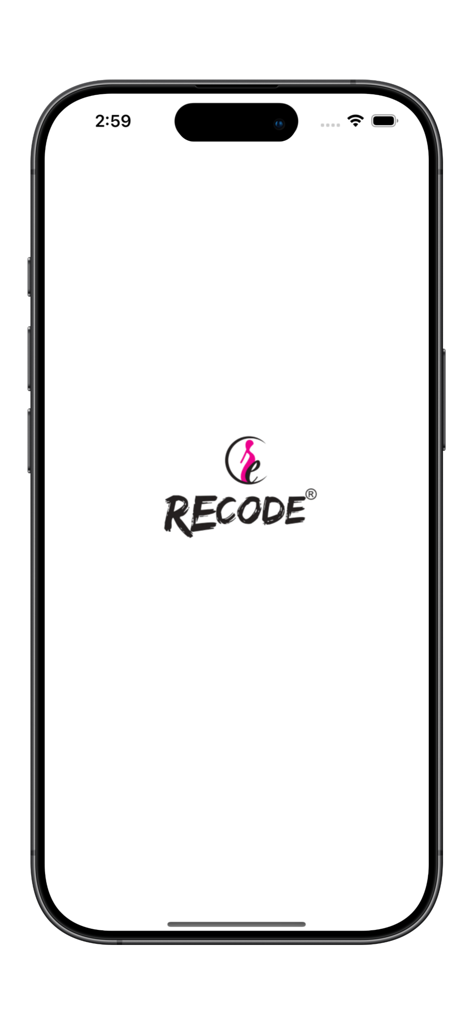 Recode Studios - Recode Studios app splash screen with brand logo