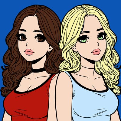 realistic twin sisters