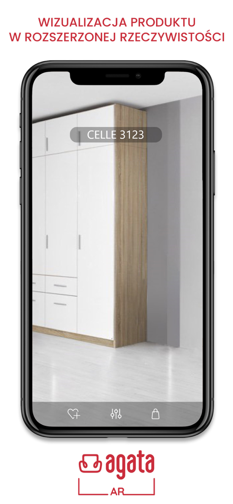 Agata - Wirtualna Aranżacja AR - Agataアプリを使用したワードローブの拡張現実ビジュアライゼーション