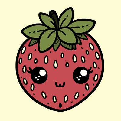 cute strawberry