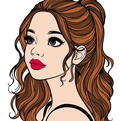 beautiful realistic girl