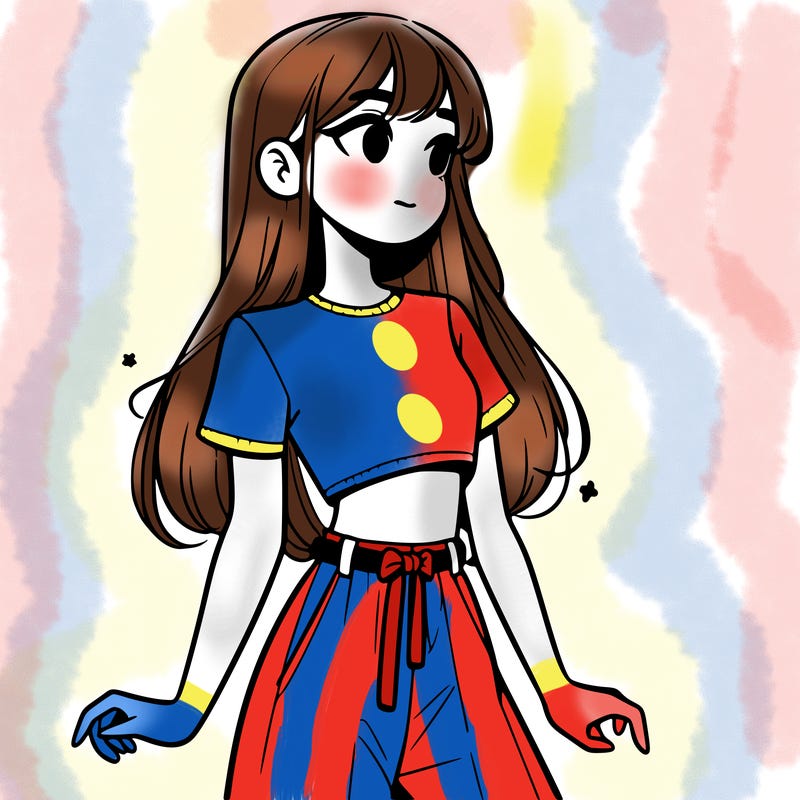 girl in a cute crop top