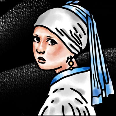 girl with the pearl earring painting