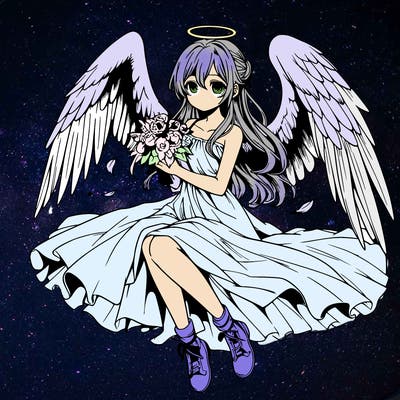 manga angel realistic