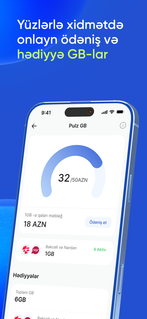 Pulz - Digital Wallet - Screenshot of Pulz digital wallet app displaying mobile data rewards and payment progress