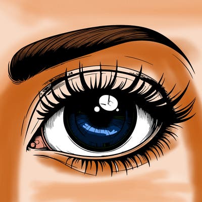 realistic eye