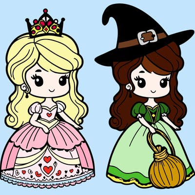 princess as a witch
