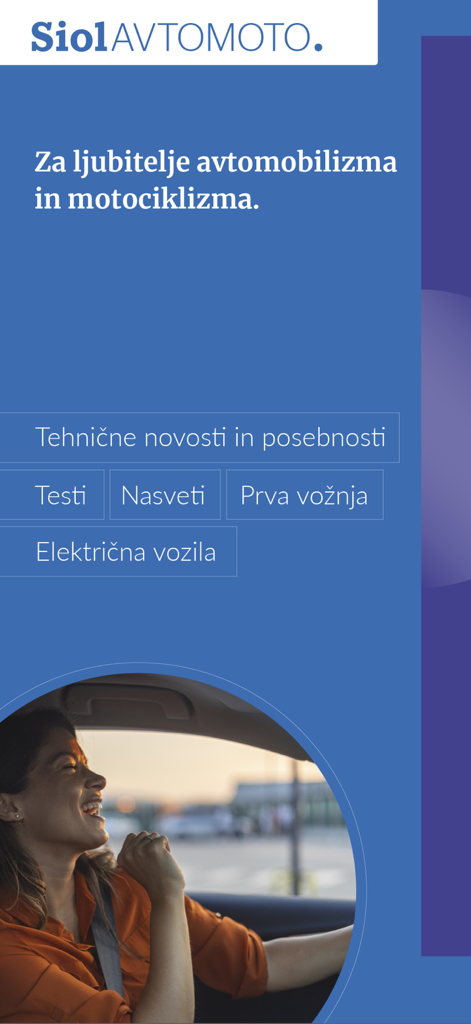 Siol.net - Siol.net app automotive news section for Slovenian car and motorcycle enthusiasts