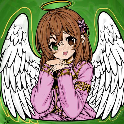 manga angel realistic