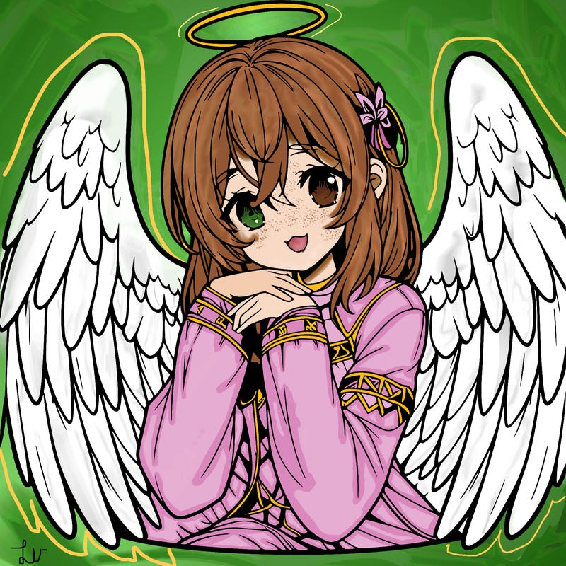 manga angel realistic