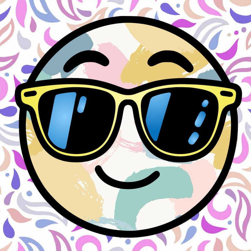 emoji with sunglasses