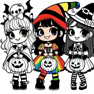 halloween girls