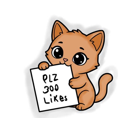 a small cat with a blank sheet of paper in its hand. the cat is sooooooo cute!