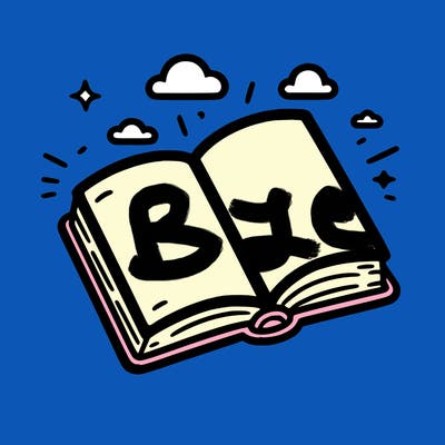simple open book