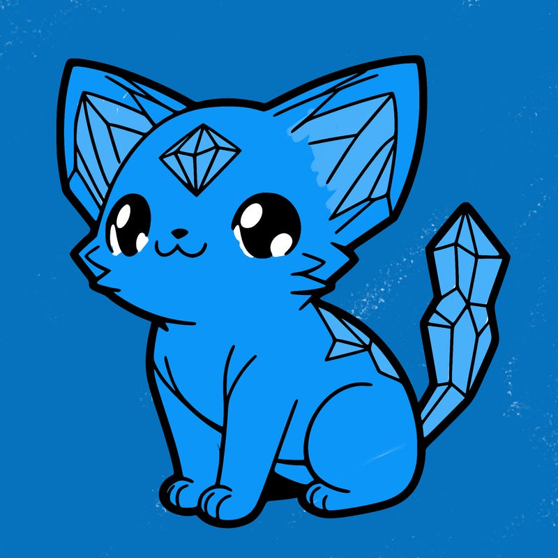 crystal kitten