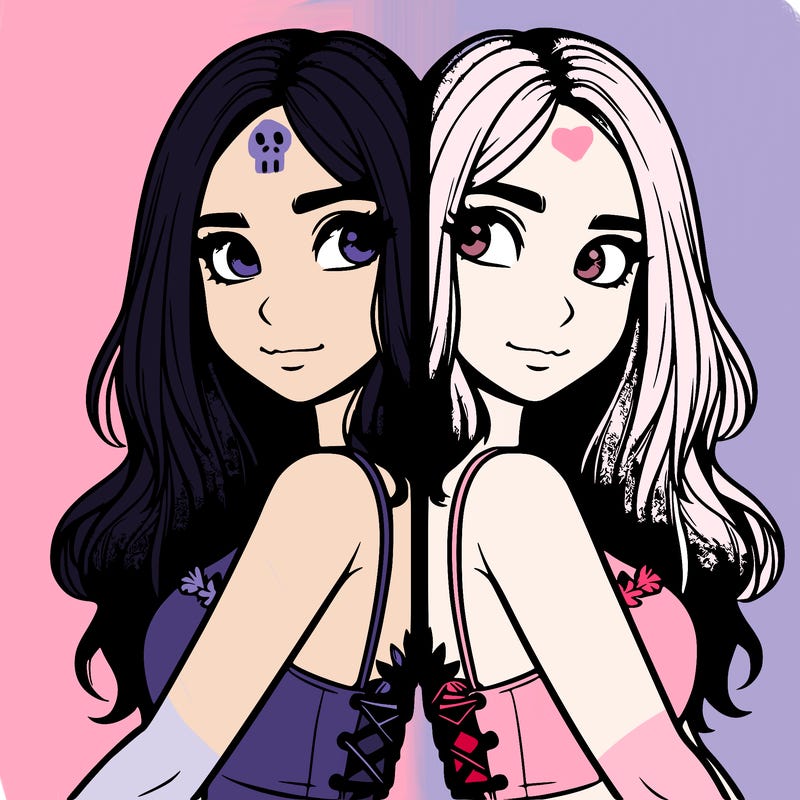 a realistic girl split