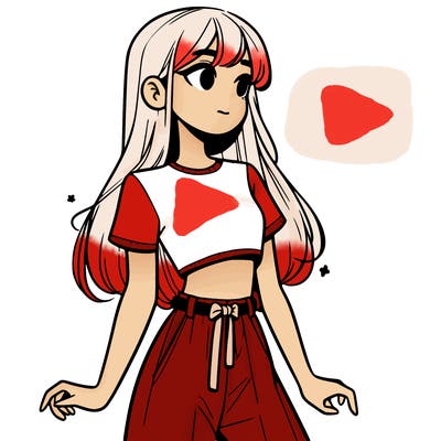 girl in a cute crop top