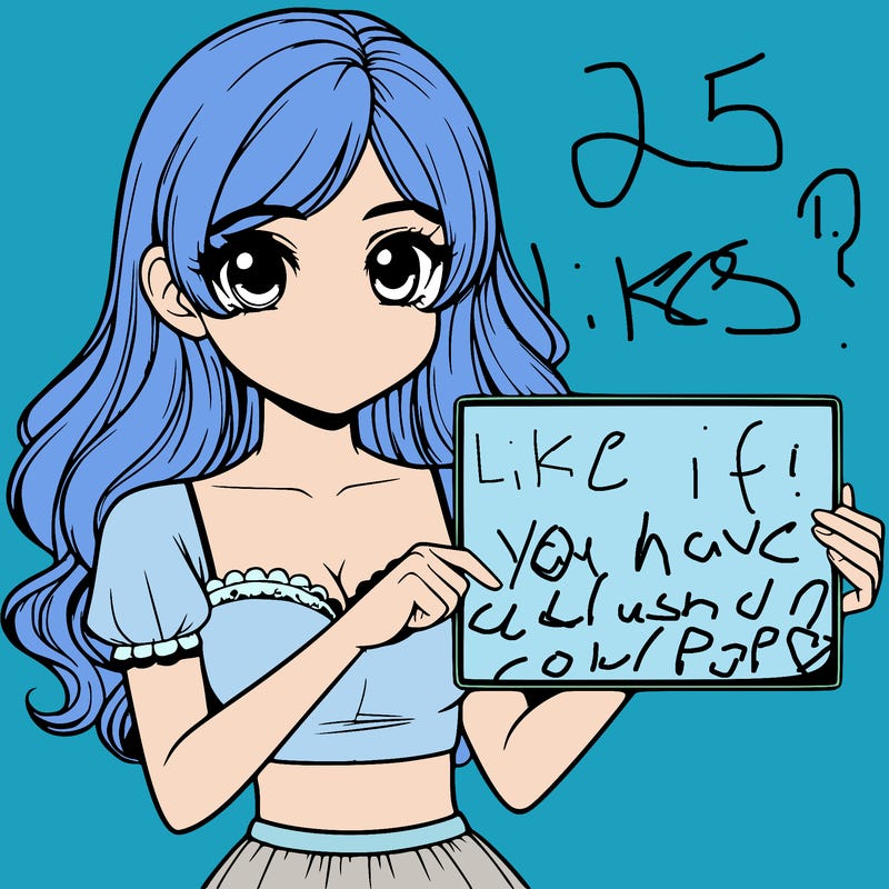 realistic pretty girl holding blank sign
