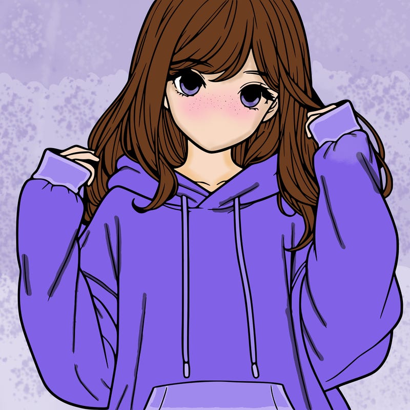 girl that is realistic with a sweatshirt