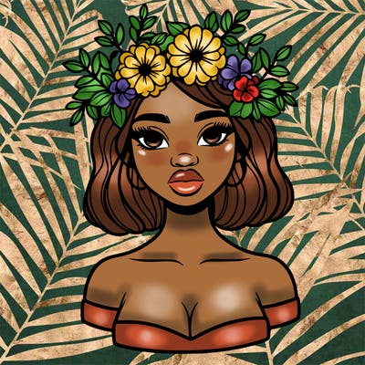 beautiful black people woman pretty girl